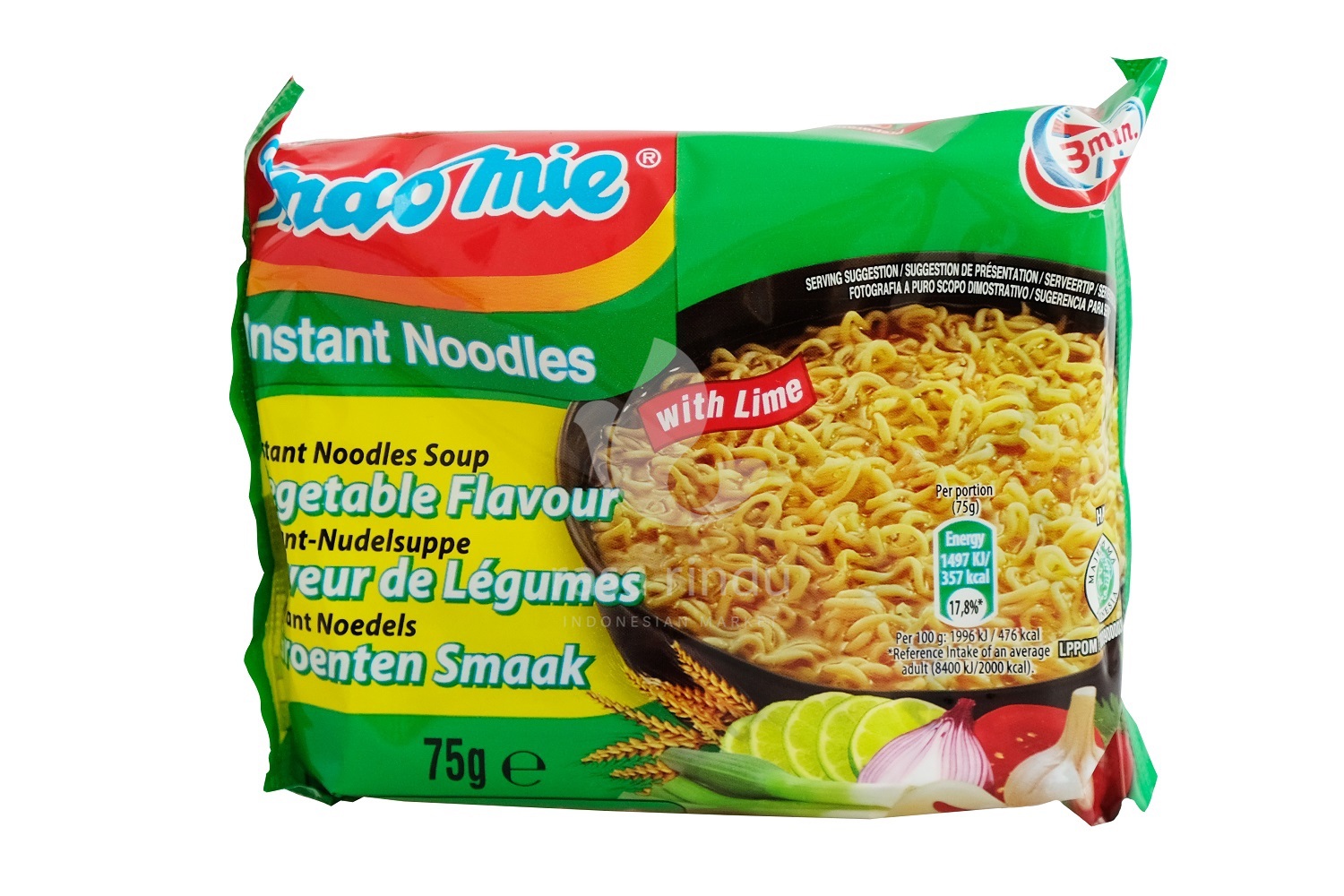 Indomie Vegetable 75 gr - ORIGINAL INDONESISCHE NUDELN | ONLINESHOP
