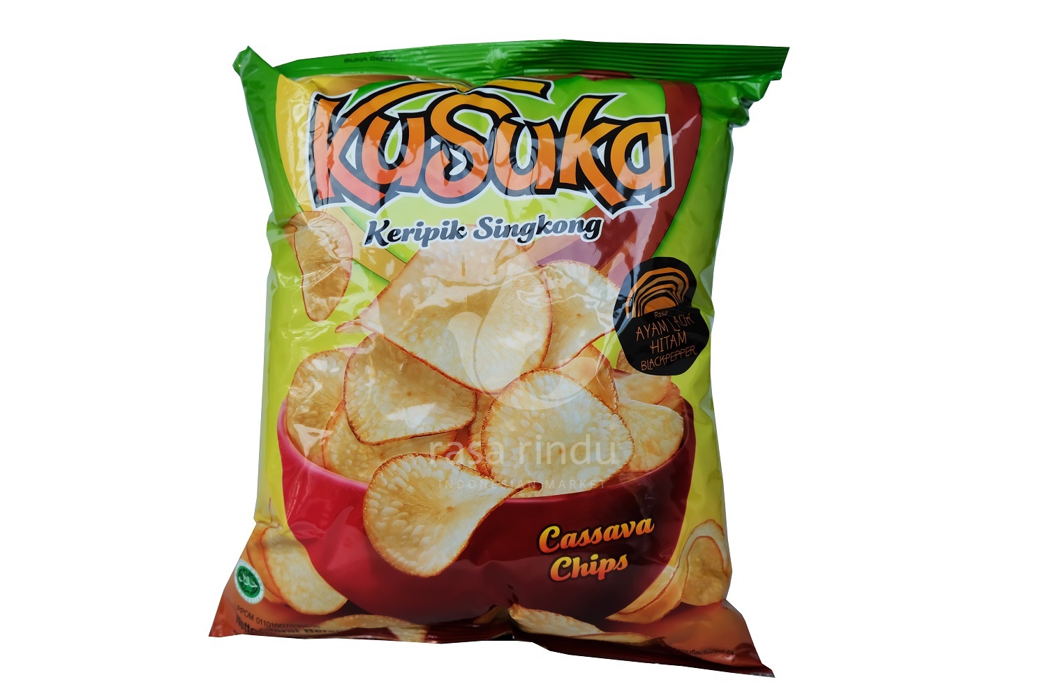 Kusuka Kripik Singkong Ayam Lada Hitam 180 gr ...